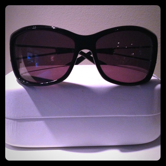 Marc Jacobs Collection black and silver sunglasses