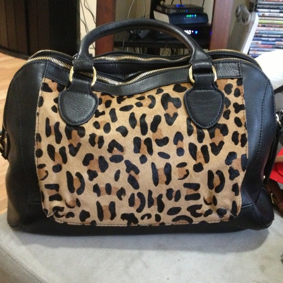 JUST SHARING my beautiful new cheetah& leather bag