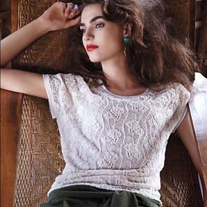 💥SOLD Anthropologie Lace Top