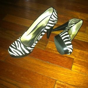 Zebra Calf Hair Pumps