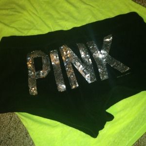 Victoria's Secret Velour "Pink" shorts