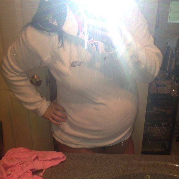 North face half zip up fleece