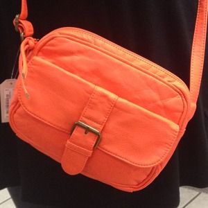 Neon Orange Satchel