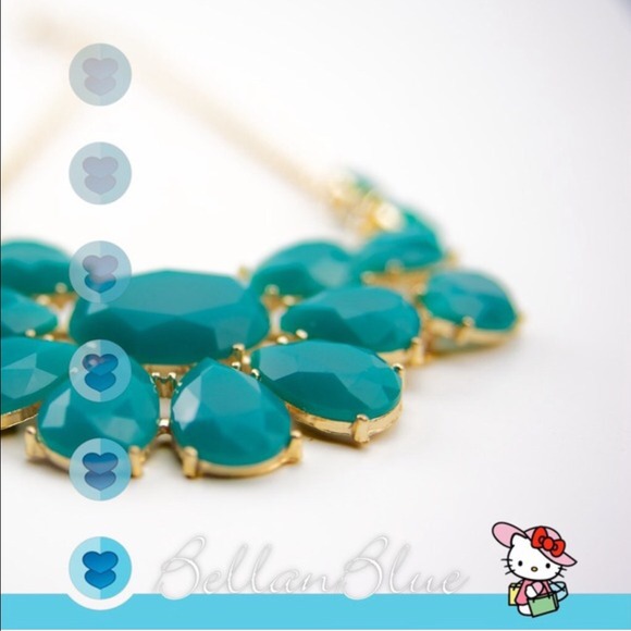 Turquoise bauble necklace - Picture 2 of 4