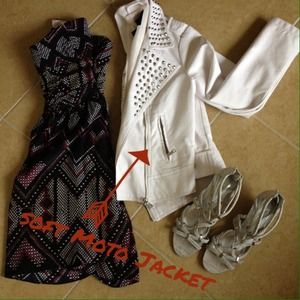 Forever 21 Jackets & Coats - NWOT Leather Studded Moto Jacket Forever 21 Jackets & Coats - NWOT Leather Studded Moto Jacket