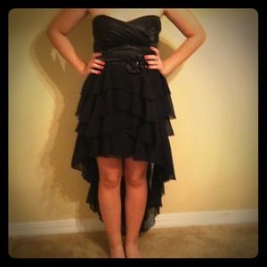 Asymmetrical homecoming dress