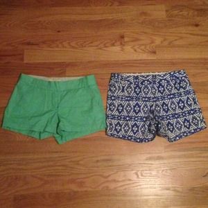 2 pairs of J. Crew shorts, new size 4