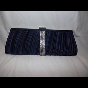Navy Blue Clutch- NWOT