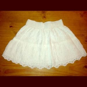 Very beautiful white skirt