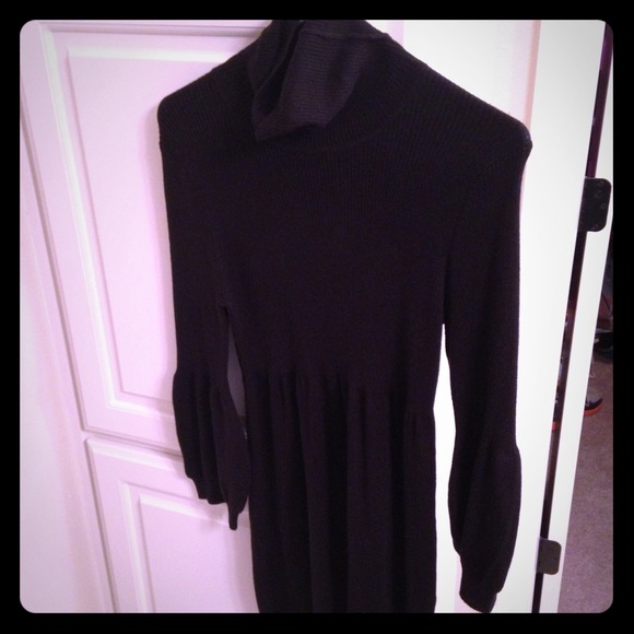 Black long sweater
