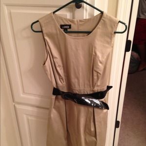 Brown dress/black belt