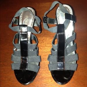 BCBG platform sandals