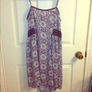 Fun navy and white dress