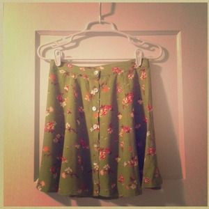 Mink Pink Floral Printed Skirt