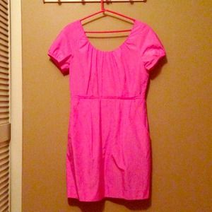 J. Crew pink party dress
