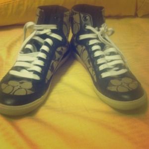 Authentic high top coach shoes