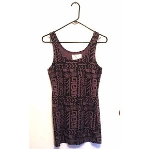 Tunic length Tribal Tank