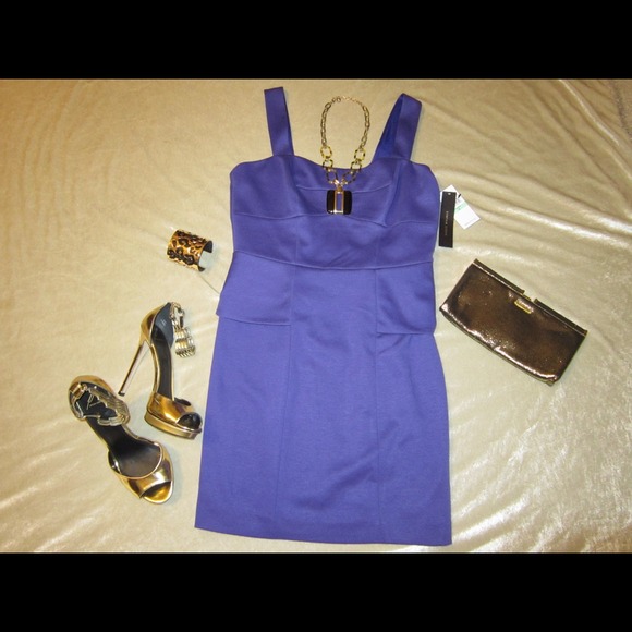 Nwt CYNTHIA STEFFE Purple Dress Sz 10 - Picture 3 of 3