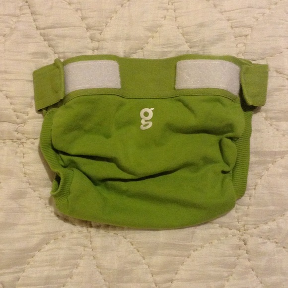 GDiaper cloth in green with refill - Picture 2 of 4