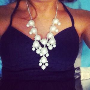 Gorgeous pearl bubble necklace, a classy statement