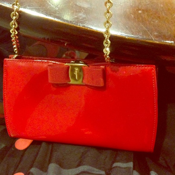 Reduced!!!Ferragamo clutch - Picture 1 of 2