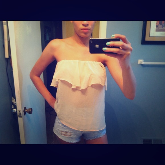 Poetry flowy tube top