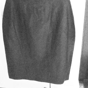 Classic Purple Leather Skirt