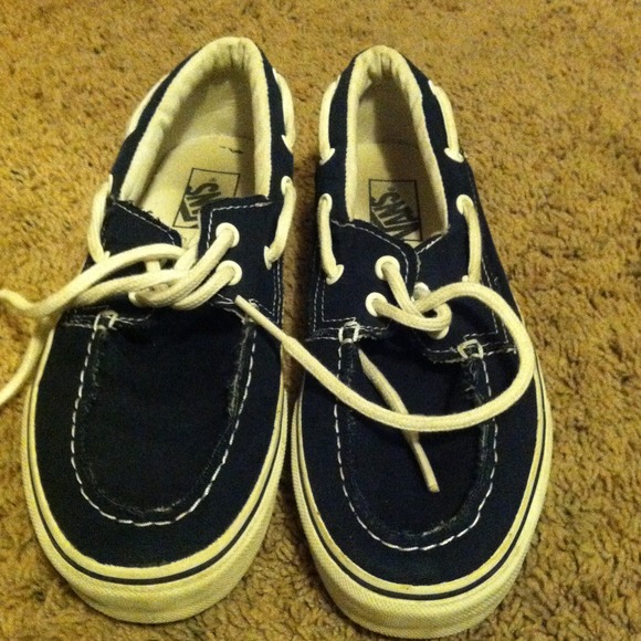 Navy blue del barco vans 👟💙