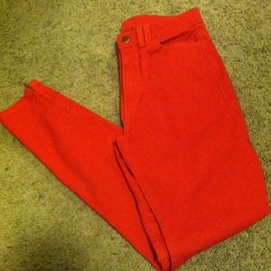 American apparel high waisted cropped zip pant👖❤