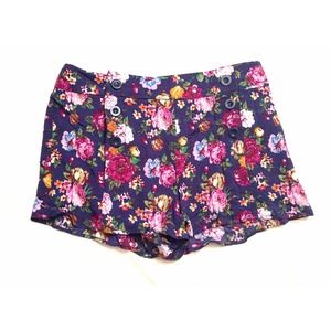 Floral High Waisted Shorts