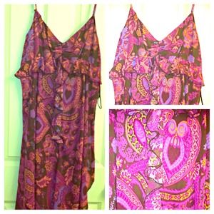 NWT Bandolino Paisley Hankerchief Dress