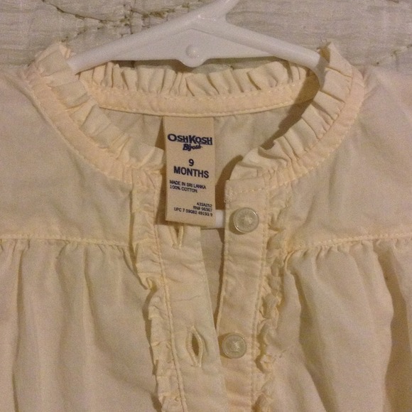 Osh kosh long sleeve dress shirt onesies - Picture 2 of 4