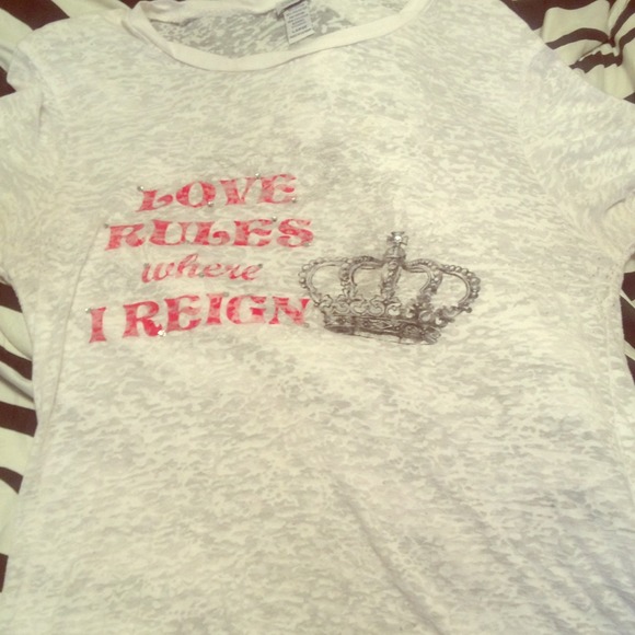 White Burnout shirt