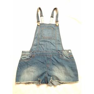 Medium Wash Denim Shortalls