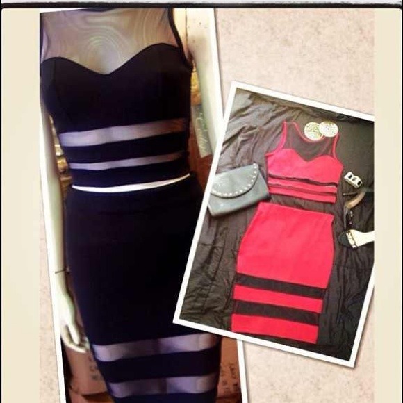 Gorgeous cropped shirt and skirt