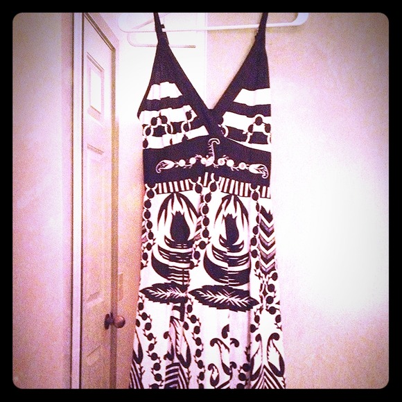 Black and White Dress