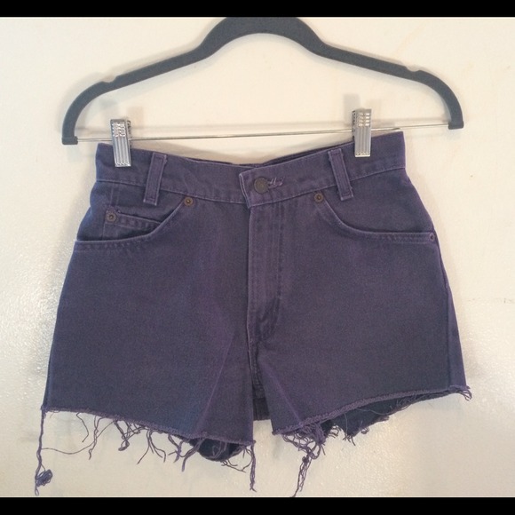 High waisted Levi's purple vintage