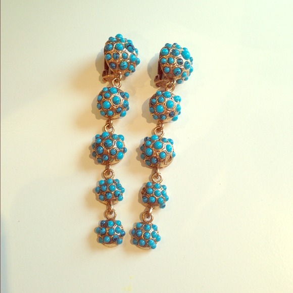 Amirita Singh turquoise dangling earrings