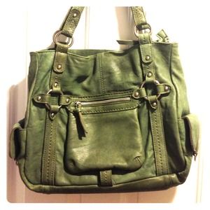 Nina Bossi Army Green Handbag