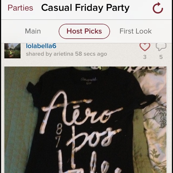 🚫Sold🚫HP 10/11 🎉NWT Aeropostale shirt - Picture 3 of 4