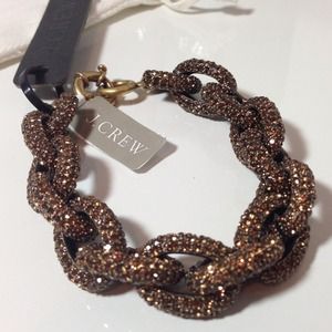 J. Crew Jewelry - ❌HOLD❌J.Crew Pave Link Bracelet J. Crew Jewelry - ❌HOLD❌J.Crew Pave Link Bracelet