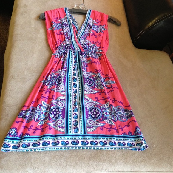 Paisley design dress