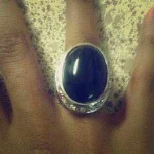 Silver mood ring
