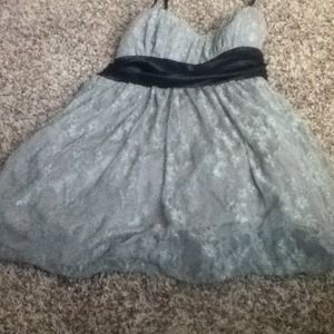 Super cute grey lace dress