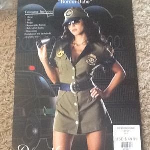 Sexy border patrol costume