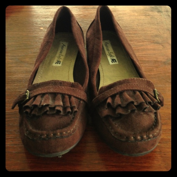Brown American Eagle (Payless brand) Flats