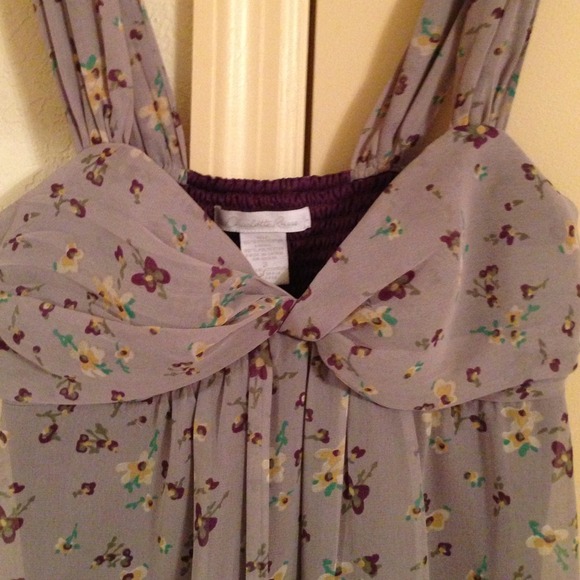 Purple floral dress - Picture 2 of 3