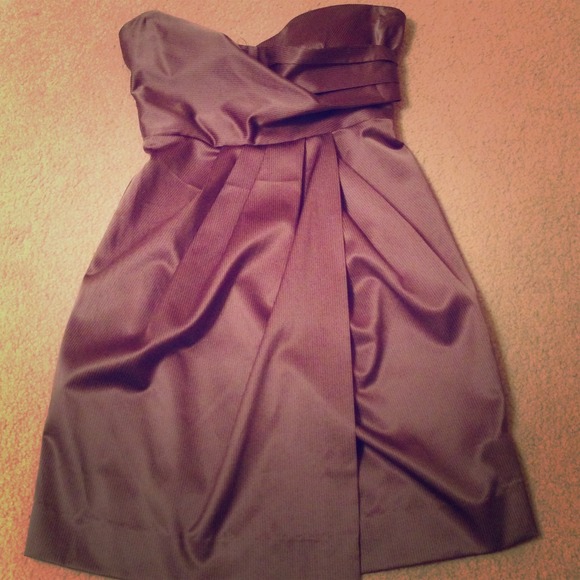 Strapless grey dress - Picture 1 of 3