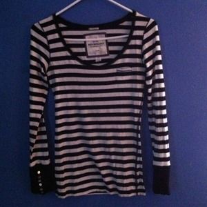 Long sleeve striped shirt