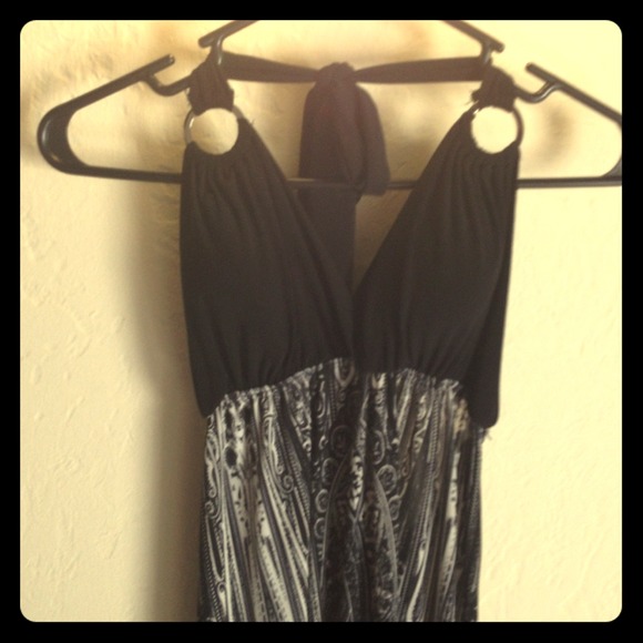 Black and White Maxi